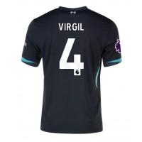 Fotbalové Dres Liverpool Virgil van Dijk #4 Venkovní 2024-25 Krátký Rukáv